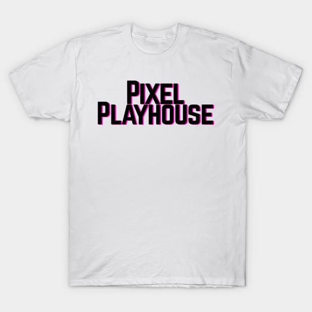 Pixel Playhouse Black Logo T-Shirt by Pixel Playhouse